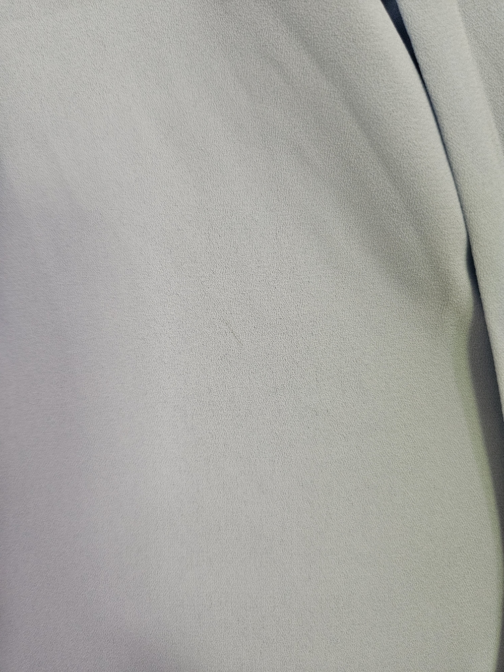 Ruffled Tie-Neck Long Sleeve Blouse - Light Blue - Picture 6 of 8